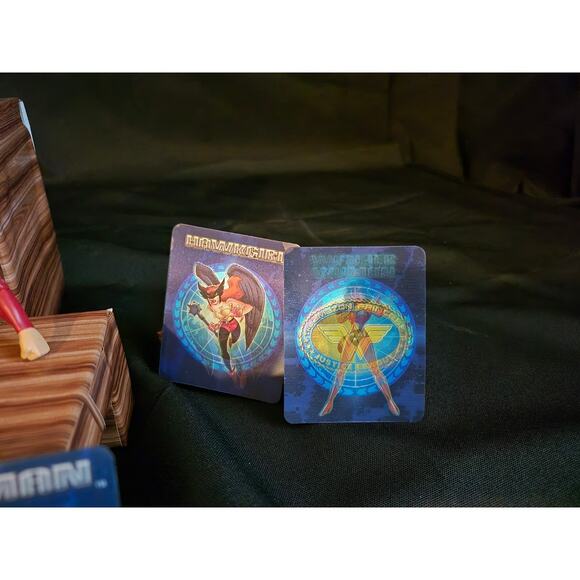 Justice League From DC Comics, Action Figures And Cards. - Picture 15 of 15